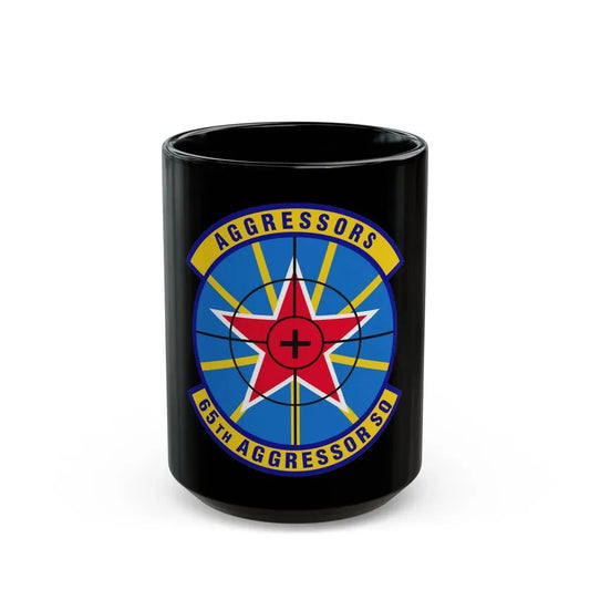 65th Aggressor Squadron (U.S. Air Force) Black Coffee Mug 15oz - Go Mug Yourself
