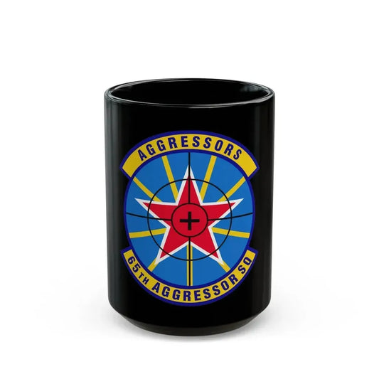 65th Aggressor Squadron (U.S. Air Force) Black Coffee Mug 15oz - Go Mug Yourself