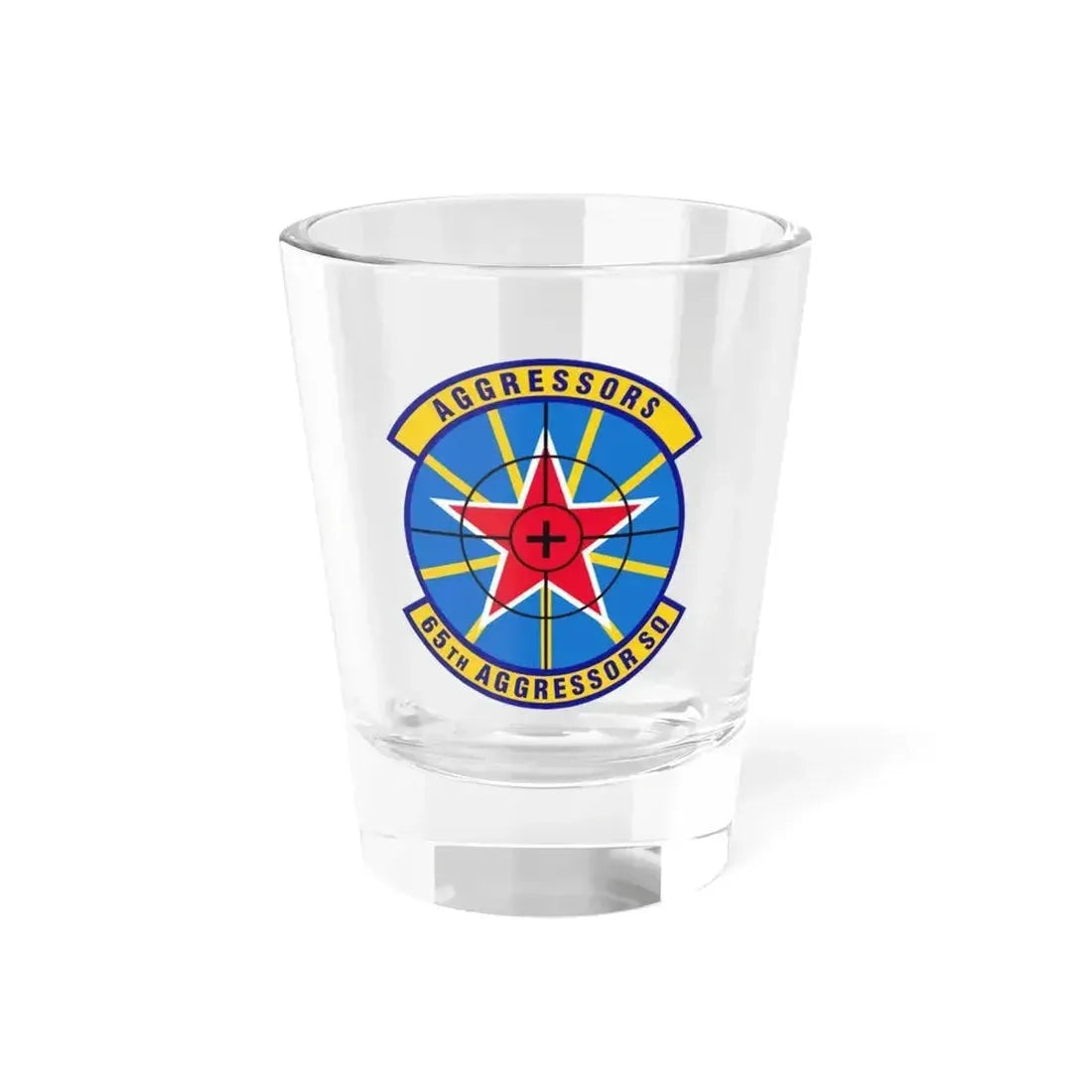 65th Aggressor Squadron (U.S. Air Force) Shot Glass 1.5oz 1.5oz - Go Mug Yourself