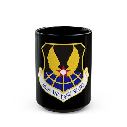 65th Air Base Wing (U.S. Air Force) Black Coffee Mug-15oz-Go Mug Yourself