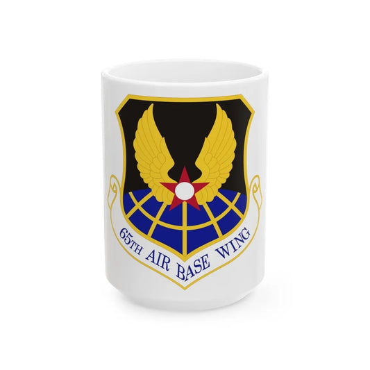 65th Air Base Wing (U.S. Air Force) White Coffee Mug-15oz-Go Mug Yourself