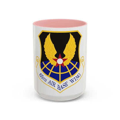 65th Air Base Wing (U.S. Air Force) Accent Coffee Mug 15oz Pink - Go Mug Yourself