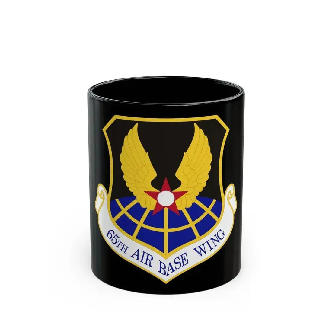 65th Air Base Wing (U.S. Air Force) Black Coffee Mug 11oz - Go Mug Yourself