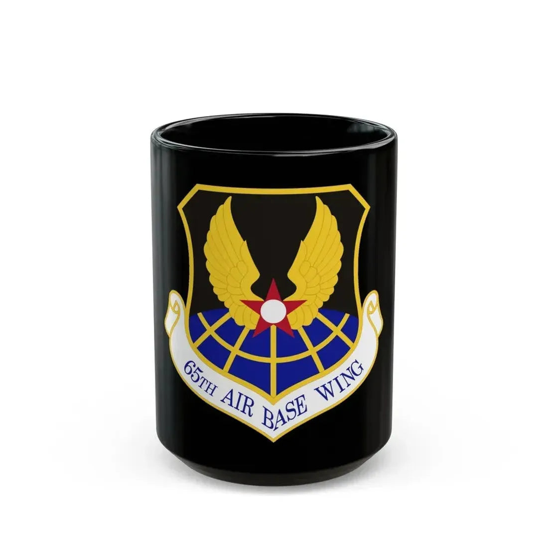 65th Air Base Wing (U.S. Air Force) Black Coffee Mug - Go Mug Yourself