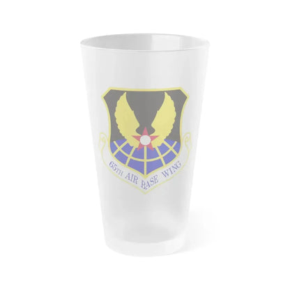 65th Air Base Wing (U.S. Air Force) Frosted Pint Glass 16oz Default Title - Go Mug Yourself