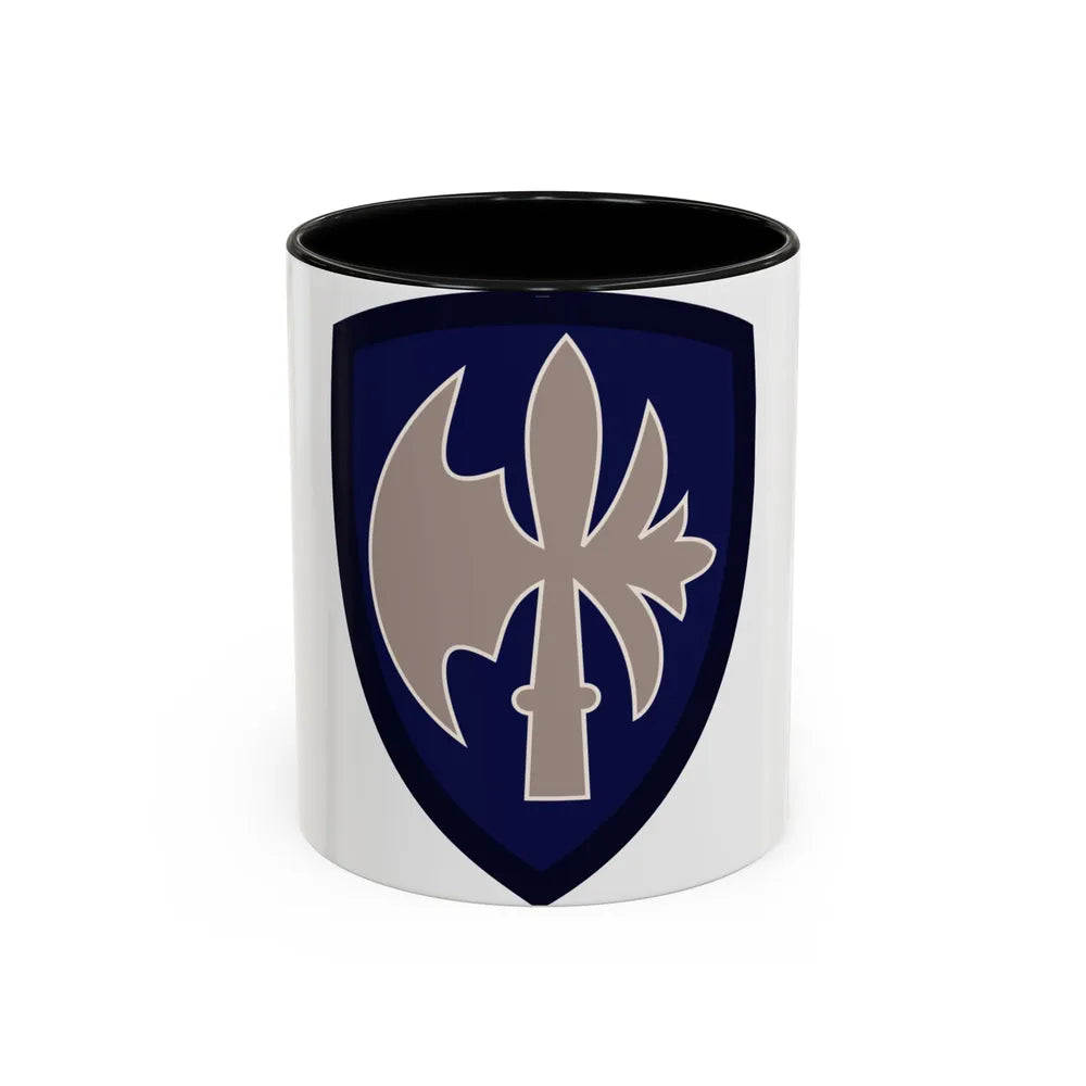 65th Infantry Division (U.S. Army) Accent Coffee Mug-11oz-Black-Go Mug Yourself