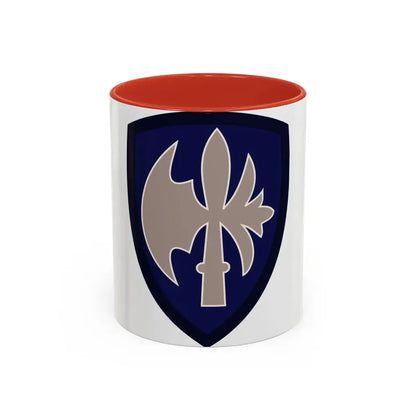 65th Infantry Division (U.S. Army) Accent Coffee Mug 11oz Red - Go Mug Yourself