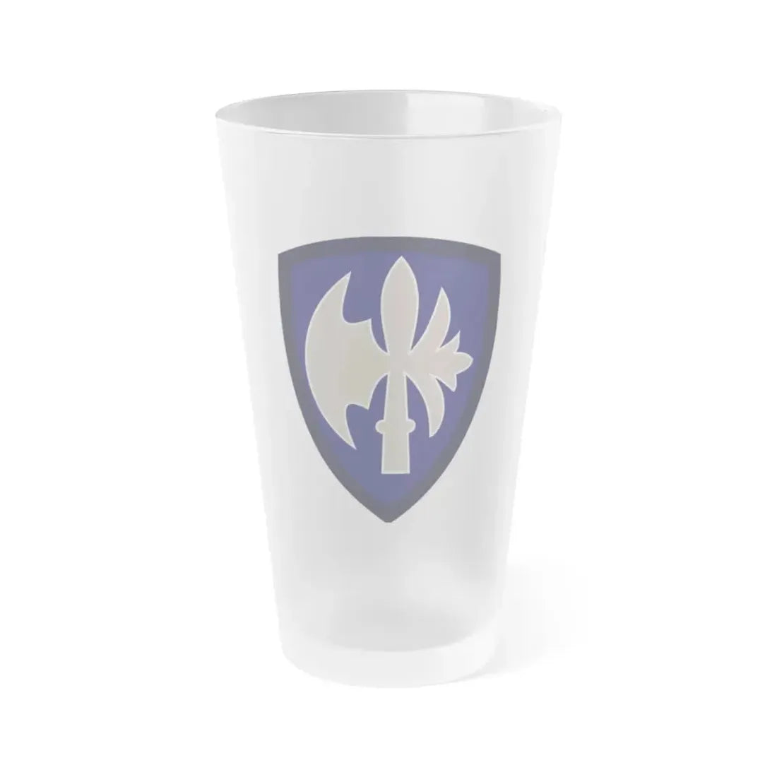 65th Infantry Division (U.S. Army) Frosted Pint Glass 16oz Default Title - Go Mug Yourself
