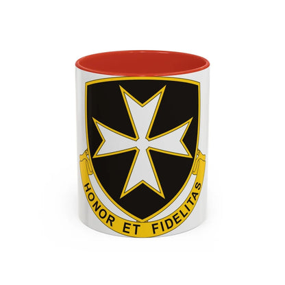 65th Infantry Regiment (U.S. Army) Accent Coffee Mug-11oz-Red-Go Mug Yourself