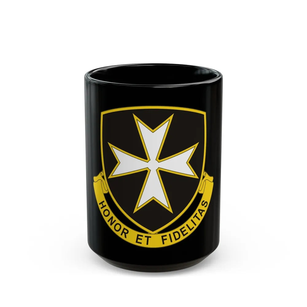 65th Infantry Regiment (U.S. Army) Black Coffee Mug-15oz-Go Mug Yourself