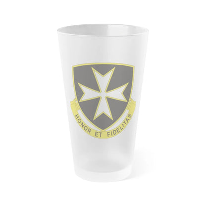 65th Infantry Regiment (U.S. Army) Frosted Pint Glass 16oz-Go Mug Yourself