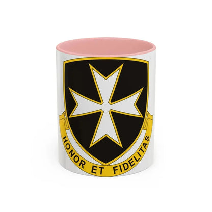 65th Infantry Regiment (U.S. Army) Accent Coffee Mug 11oz Pink - Go Mug Yourself