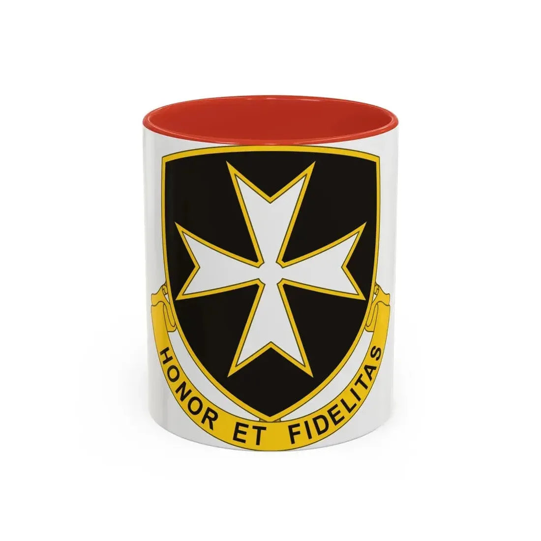 65th Infantry Regiment (U.S. Army) Accent Coffee Mug 11oz Red - Go Mug Yourself