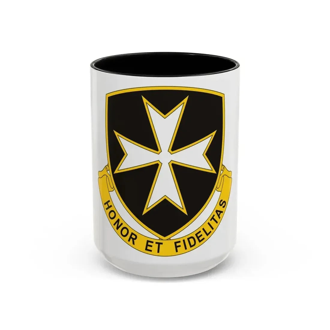 65th Infantry Regiment (U.S. Army) Accent Coffee Mug 15oz Black - Go Mug Yourself