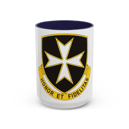65th Infantry Regiment (U.S. Army) Accent Coffee Mug 15oz Navy - Go Mug Yourself