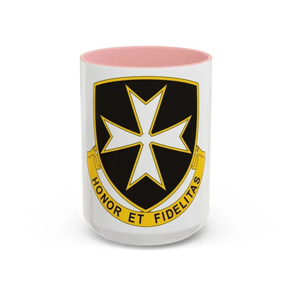65th Infantry Regiment (U.S. Army) Accent Coffee Mug 15oz Pink - Go Mug Yourself