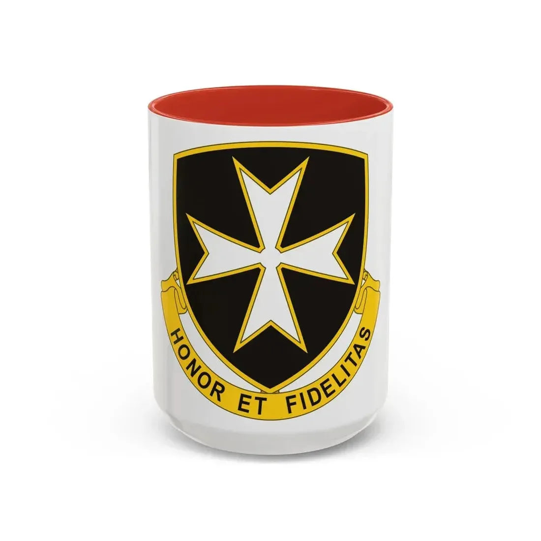 65th Infantry Regiment (U.S. Army) Accent Coffee Mug 15oz Red - Go Mug Yourself