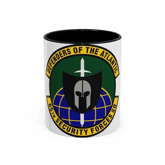 65th Security Forces Squadron (U.S. Air Force) Accent Coffee Mug 11oz Black - Go Mug Yourself