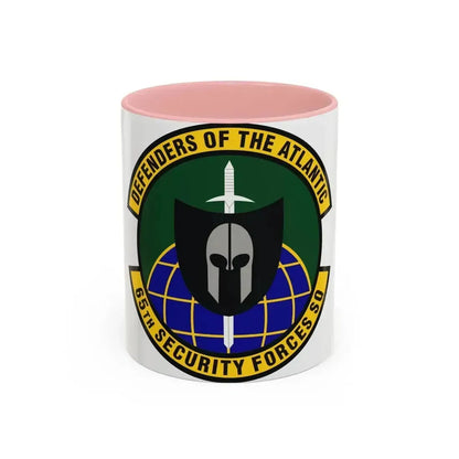 65th Security Forces Squadron (U.S. Air Force) Accent Coffee Mug 11oz Pink - Go Mug Yourself