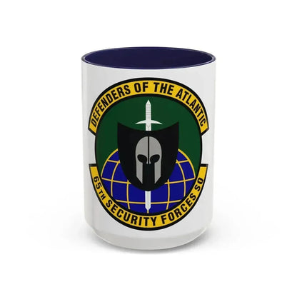 65th Security Forces Squadron (U.S. Air Force) Accent Coffee Mug 15oz Navy - Go Mug Yourself