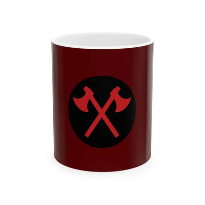 66 Infantry Division Flag (Bangladesh) White Coffee Mug 11oz - Go Mug Yourself