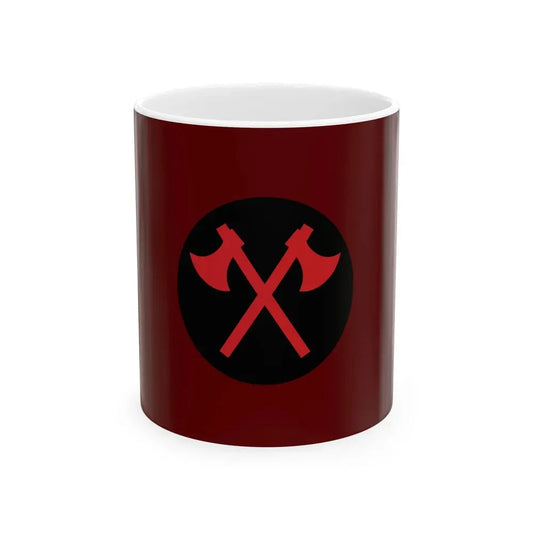 66 Infantry Division Flag (Bangladesh) White Coffee Mug 11oz - Go Mug Yourself