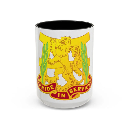 66 Maintenance Battalion (U.S. Army) Accent Coffee Mug-15oz-Black-Go Mug Yourself