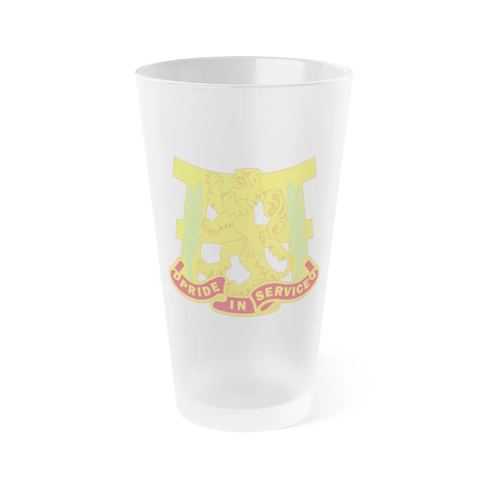 66 Maintenance Battalion (U.S. Army) Frosted Pint Glass 16oz-Go Mug Yourself