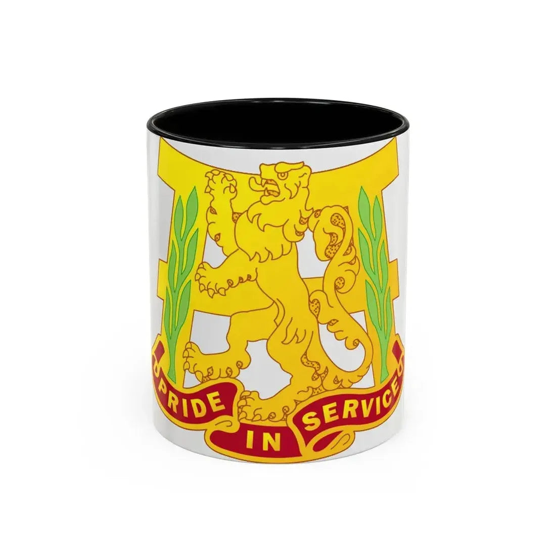 66 Maintenance Battalion (U.S. Army) Accent Coffee Mug 11oz Black - Go Mug Yourself