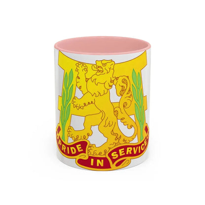 66 Maintenance Battalion (U.S. Army) Accent Coffee Mug 11oz Pink - Go Mug Yourself