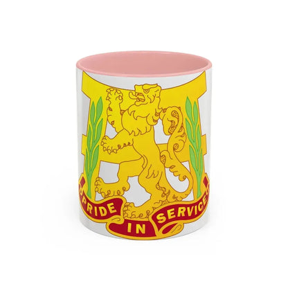 66 Maintenance Battalion (U.S. Army) Accent Coffee Mug 11oz Pink - Go Mug Yourself