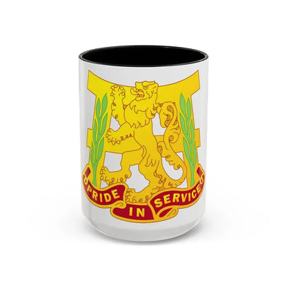 66 Maintenance Battalion (U.S. Army) Accent Coffee Mug 15oz Black - Go Mug Yourself