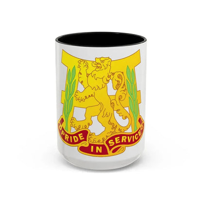 66 Maintenance Battalion (U.S. Army) Accent Coffee Mug 15oz Black - Go Mug Yourself
