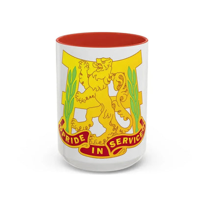 66 Maintenance Battalion (U.S. Army) Accent Coffee Mug 15oz Red - Go Mug Yourself