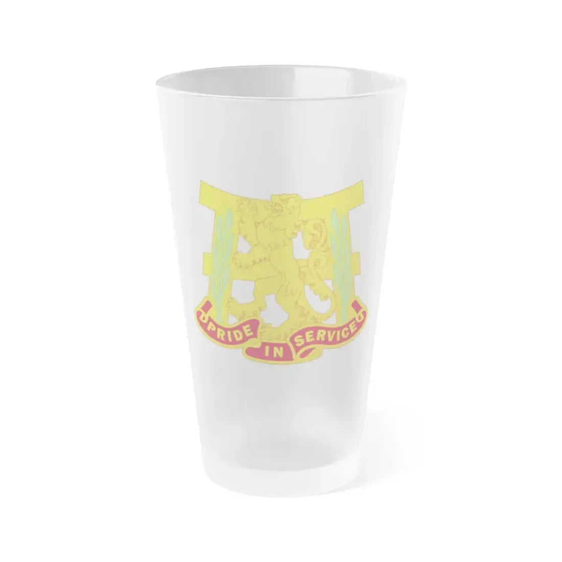 66 Maintenance Battalion (U.S. Army) Frosted Pint Glass 16oz Default Title - Go Mug Yourself