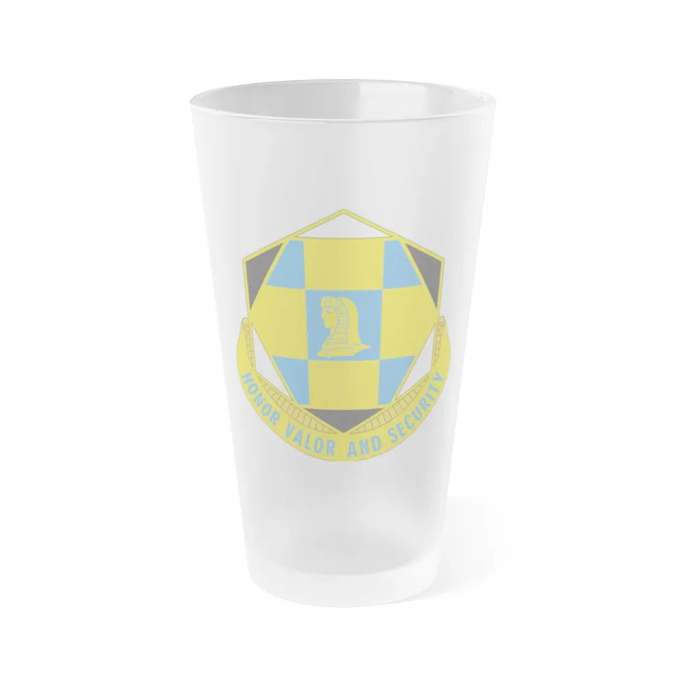 66 Military Intelligence Brigade 2 (U.S. Army) Frosted Pint Glass 16oz-Go Mug Yourself