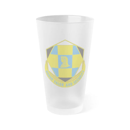 66 Military Intelligence Brigade 2 (U.S. Army) Frosted Pint Glass 16oz-Go Mug Yourself