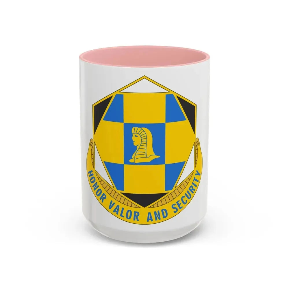 66 Military Intelligence Brigade 2 (U.S. Army) Accent Coffee Mug 15oz Pink - Go Mug Yourself