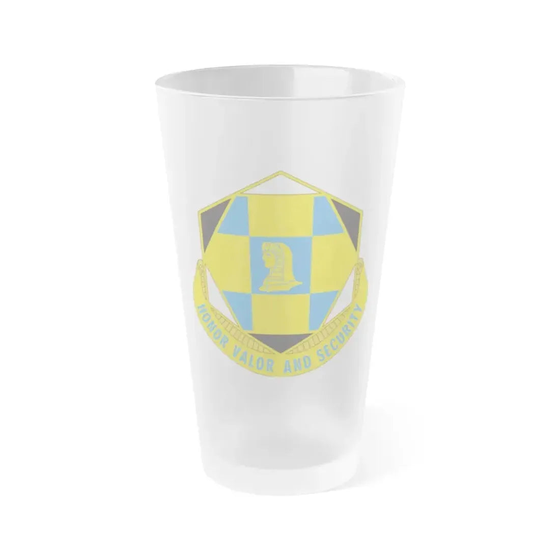 66 Military Intelligence Brigade 2 (U.S. Army) Frosted Pint Glass 16oz Default Title - Go Mug Yourself