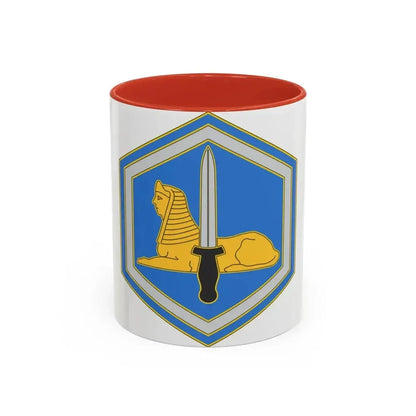 66 Military Intelligence Brigade 3 (U.S. Army) Accent Coffee Mug 11oz Red - Go Mug Yourself