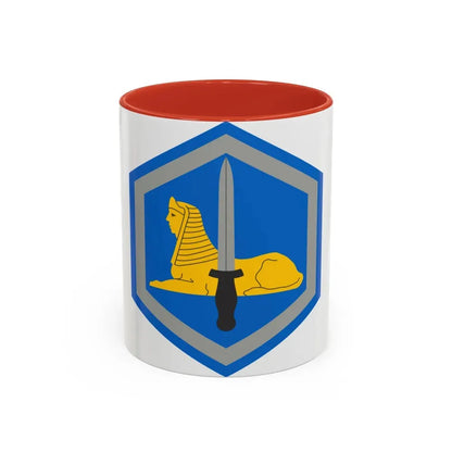 66 Military Intelligence Brigade (U.S. Army) Accent Coffee Mug 11oz Red - Go Mug Yourself