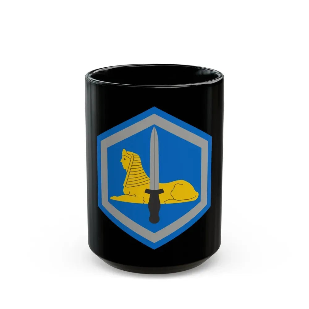 66 Military Intelligence Brigade (U.S. Army) Black Coffee Mug 15oz - Go Mug Yourself