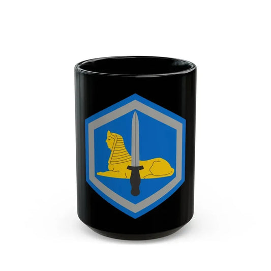 66 Military Intelligence Brigade (U.S. Army) Black Coffee Mug 15oz - Go Mug Yourself