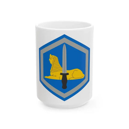 66 Military Intelligence Brigade (U.S. Army) White Coffee Mug 15oz - Go Mug Yourself