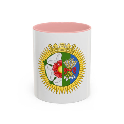 Tudor Rose and Arrows Badge - Accent Coffee Mug