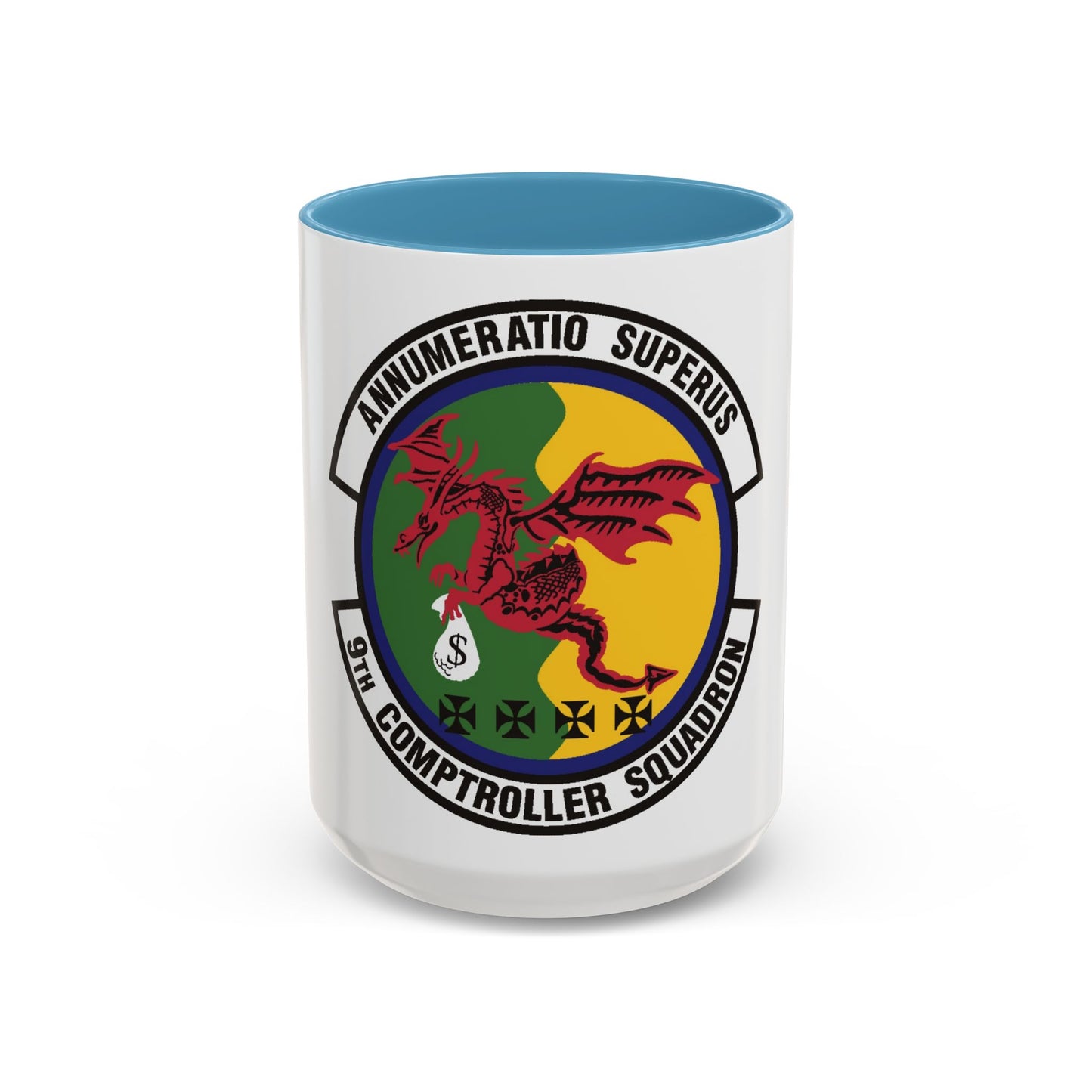 9th Comptroller Squadron (U.S. Air Force) Accent Coffee Mug