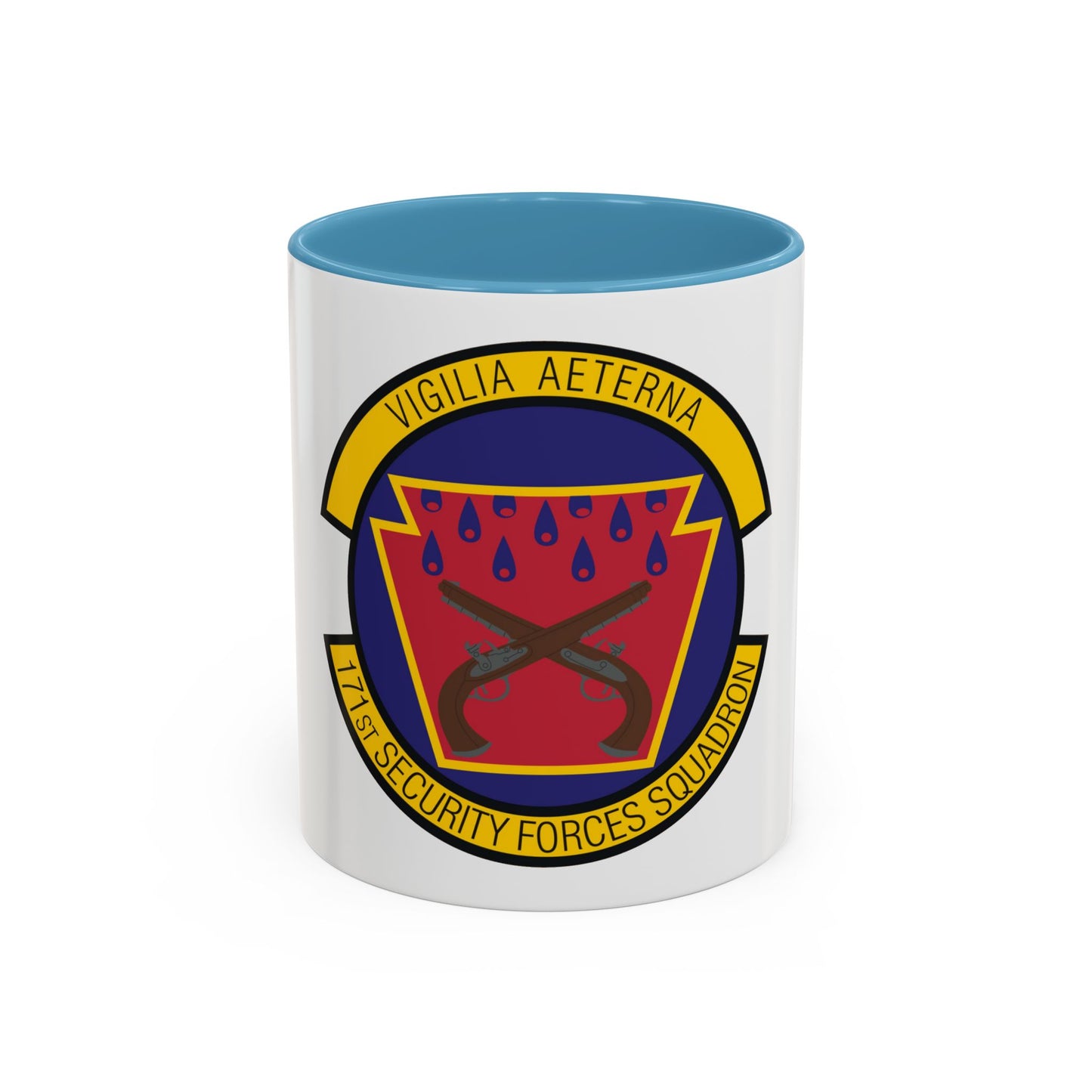 171st Security Forces Squadron (U.S. Air Force) Accent Coffee Mug