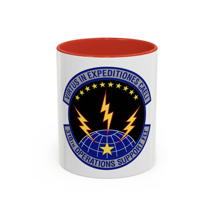 310th Operations Support Flight (U.S. Air Force) Accent Coffee Mug