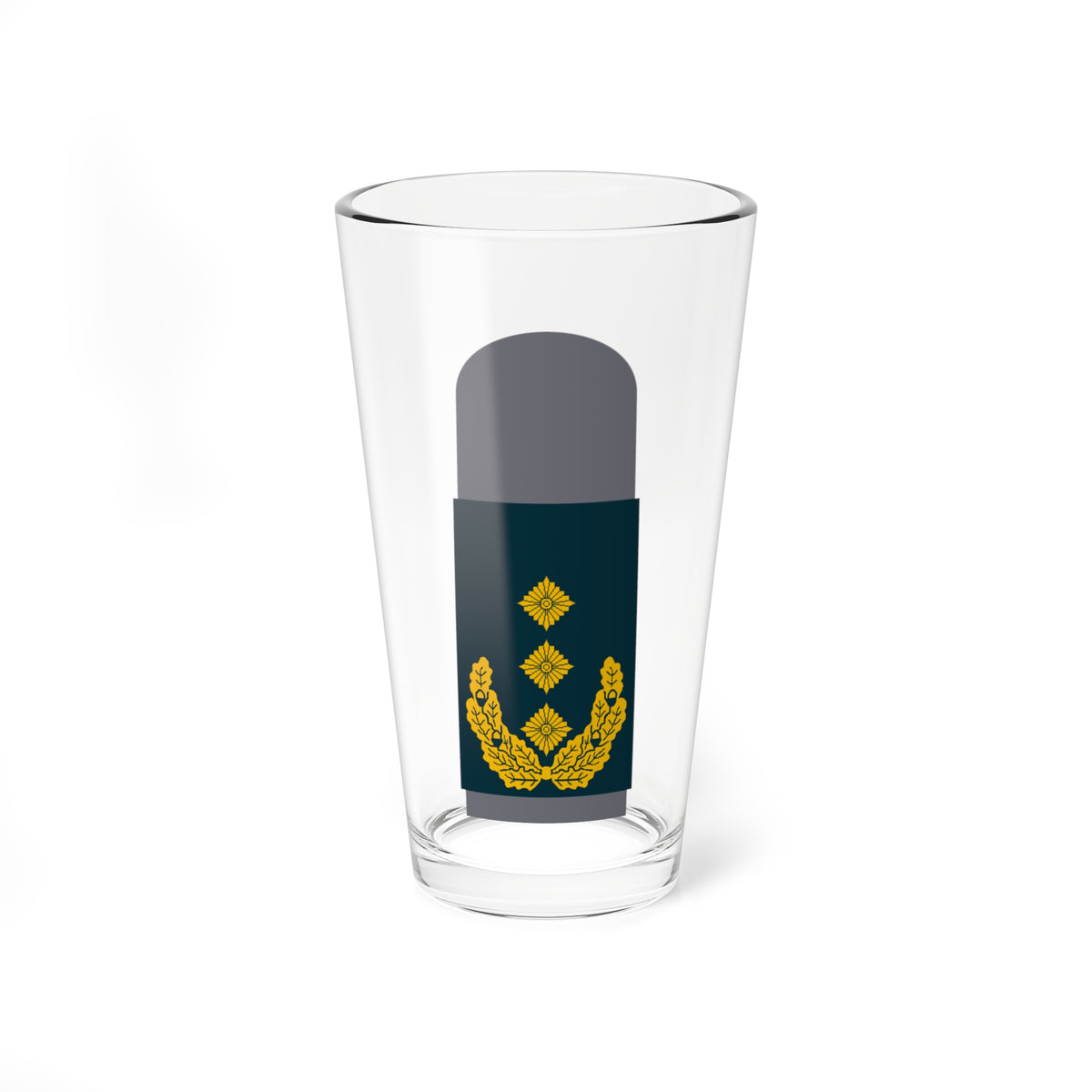 LA BWBG 63 Generalleutnant (Military Rank) Pint Glass 16oz