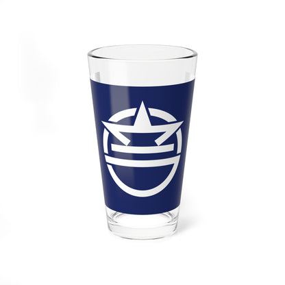 Flag of Urasoe Okinawa (Japan) Pint Glass 16oz